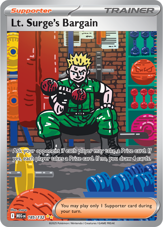 Lt. Surge's Bargain 185/132 (Special Illustration Rare)
