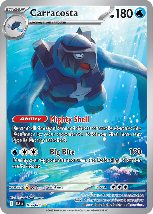 Carracosta 107/086 (Illustration Rare)