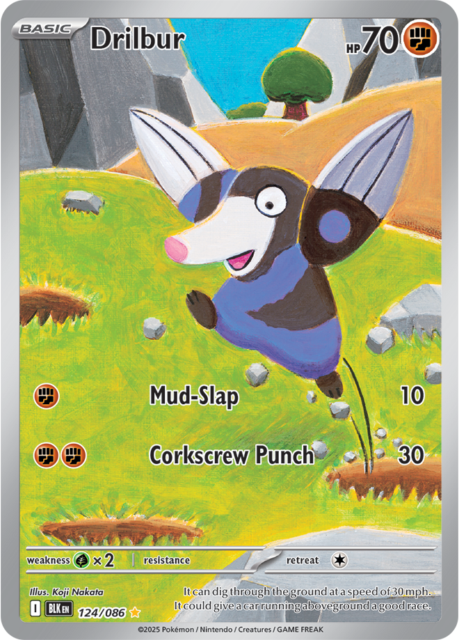 Drilbur 124/086 (Illustration Rare)