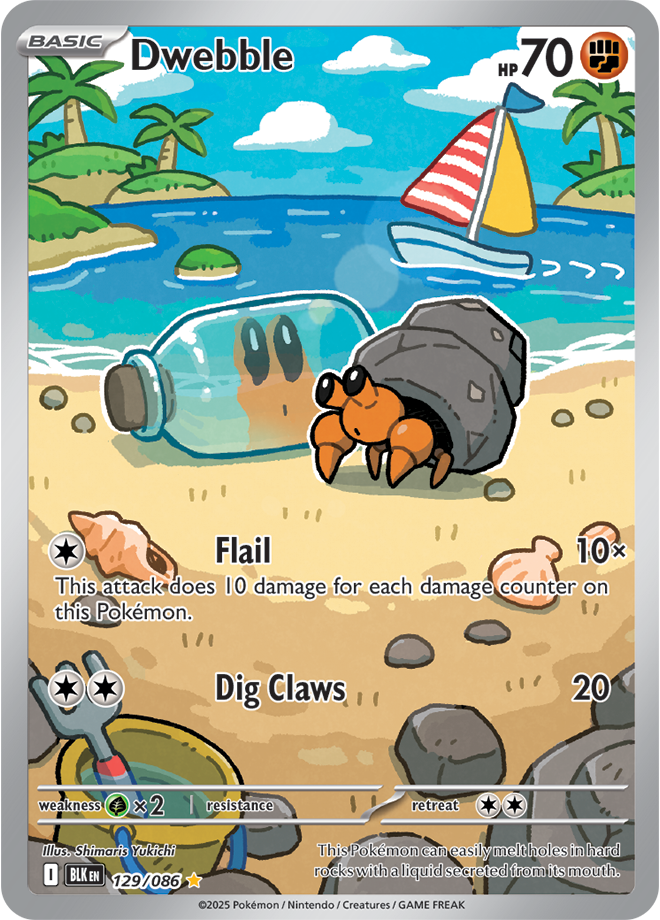 Dwebble 129/086 (Illustration Rare)