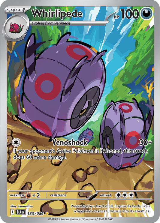 Whirlipede 133/086 (Illustration Rare)