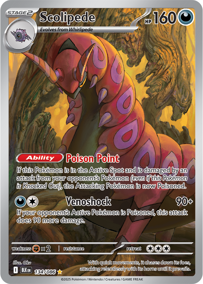 Scolipede 134/086 (Illustration Rare)