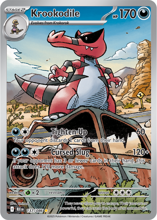 Krookodile 137/086 (Illustration Rare)