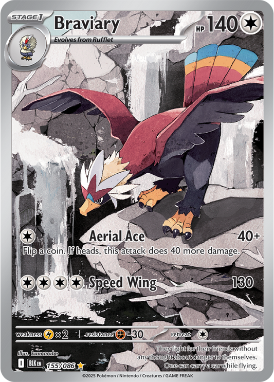 Braviary 155/086 (Illustration Rare)