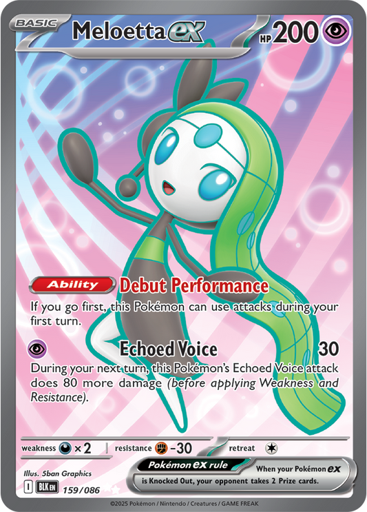 Meloetta ex 159/086 (Ultra Rare)