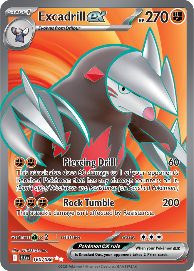 Excadrill ex 160/086 (Ultra Rare)