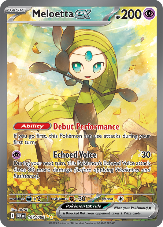Meloetta ex 167/086 (Special Illustration Rare)