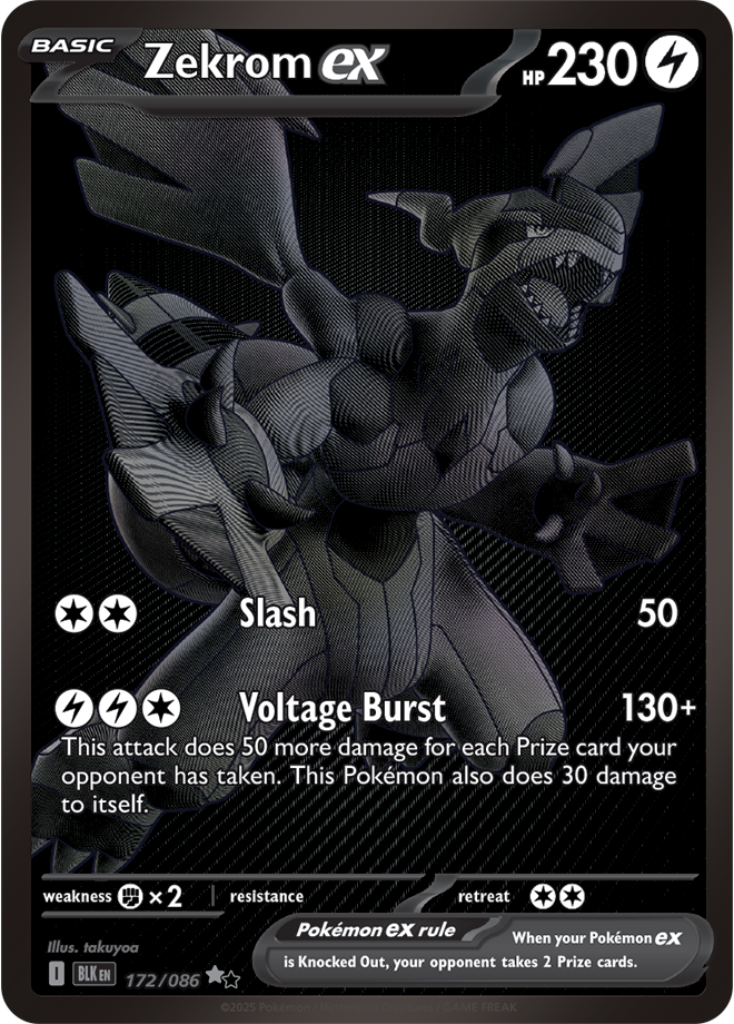 Zekrom ex 172/086 (Black White Rare)