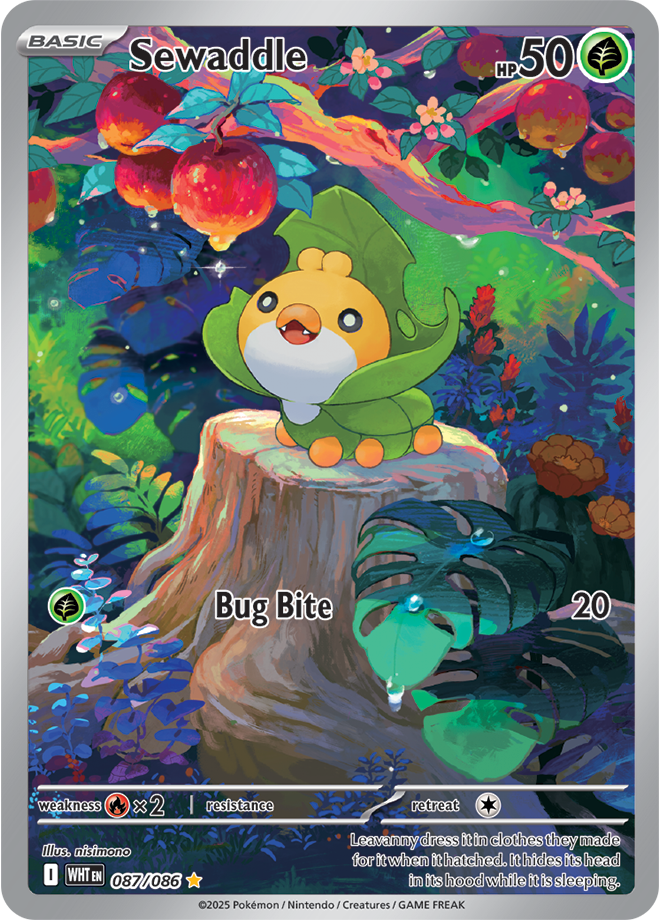 Sewaddle 087/086  (Illustration Rare)