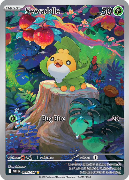 Sewaddle 087/086  (Illustration Rare)
