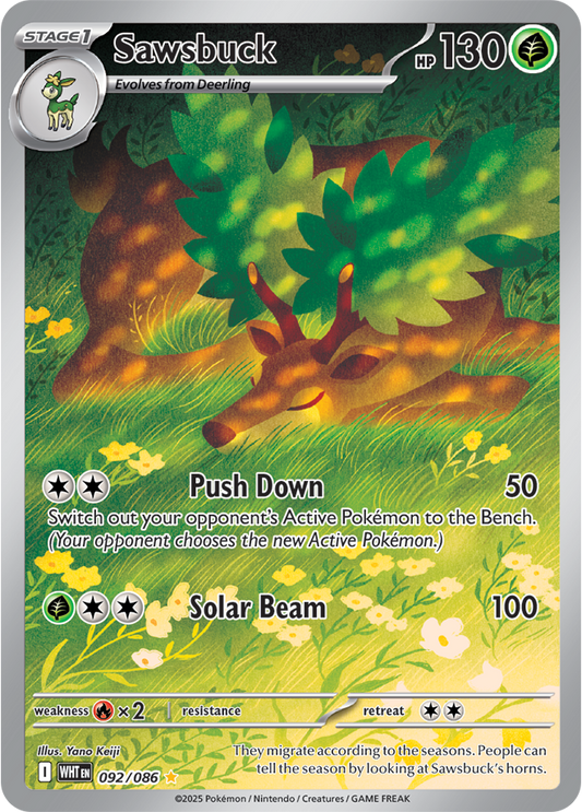 Sawsbuck 092/086  (Illustration Rare)