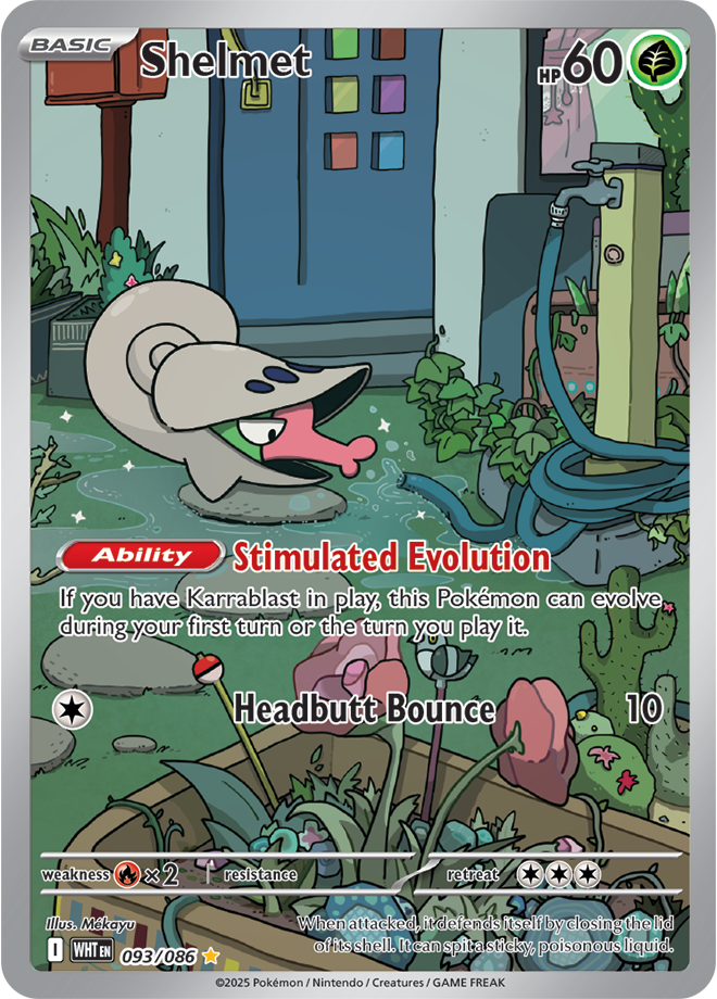 Shelmet 093/086  (Illustration Rare)