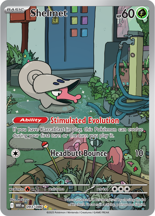 Shelmet 093/086  (Illustration Rare)