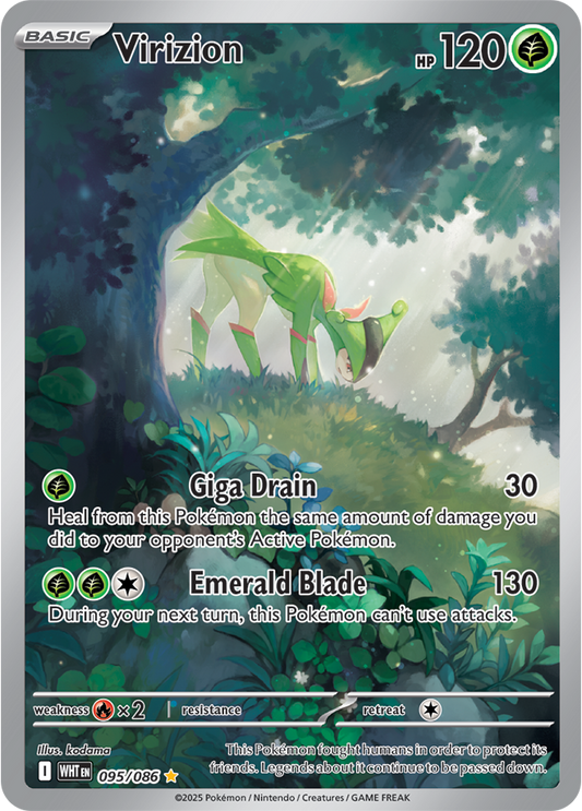 Virizion 095/086  (Illustration Rare)