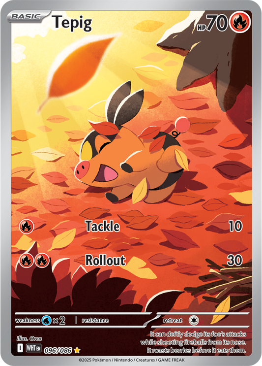 Tepig 096/086  (Illustration Rare)