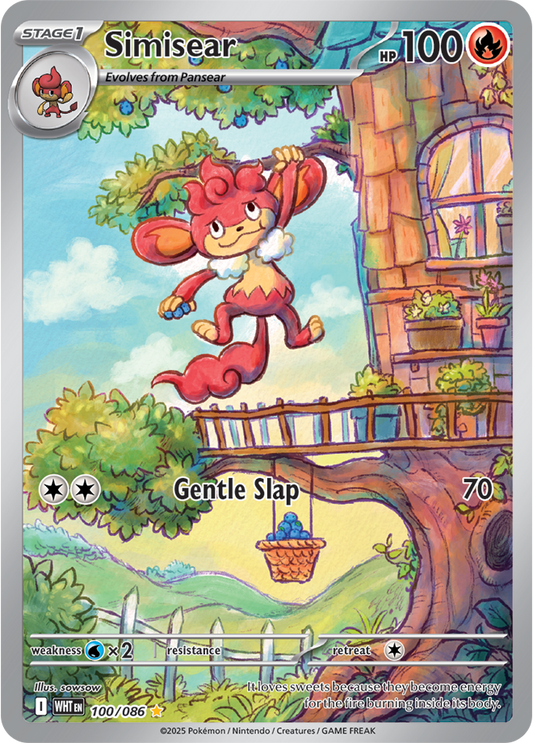 Simisear 100/086  (Illustration Rare)
