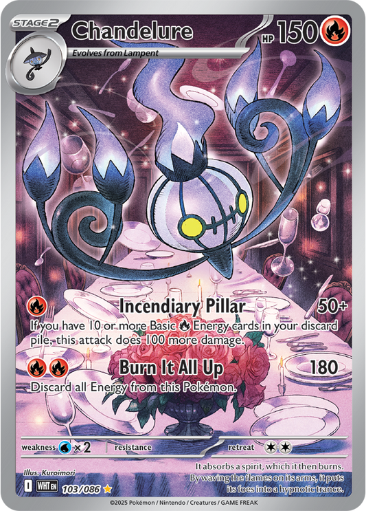 Chandelure 103/086  (Illustration Rare)