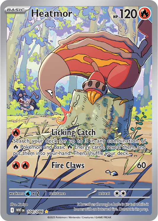 Heatmor 104/086  (Illustration Rare)