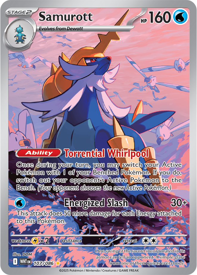 Samurott 107/086  (Illustration Rare)