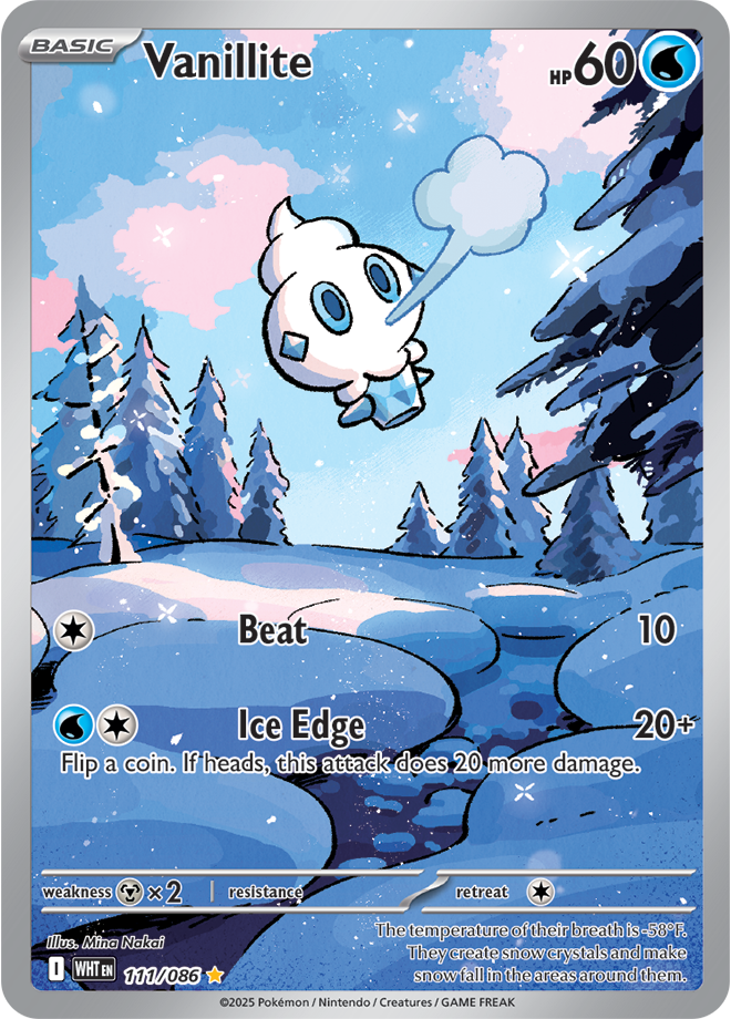 Vanillite 111/086  (Illustration Rare)