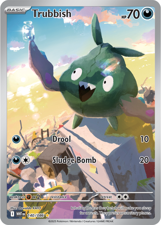 Trubbish 140/086  (Illustration Rare)