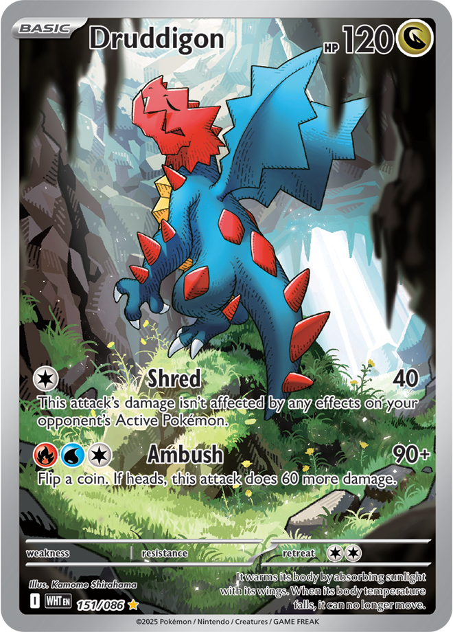 Druddigon 151/086  (Illustration Rare)