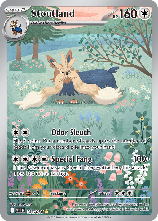 Stoutland 156/086  (Illustration Rare)