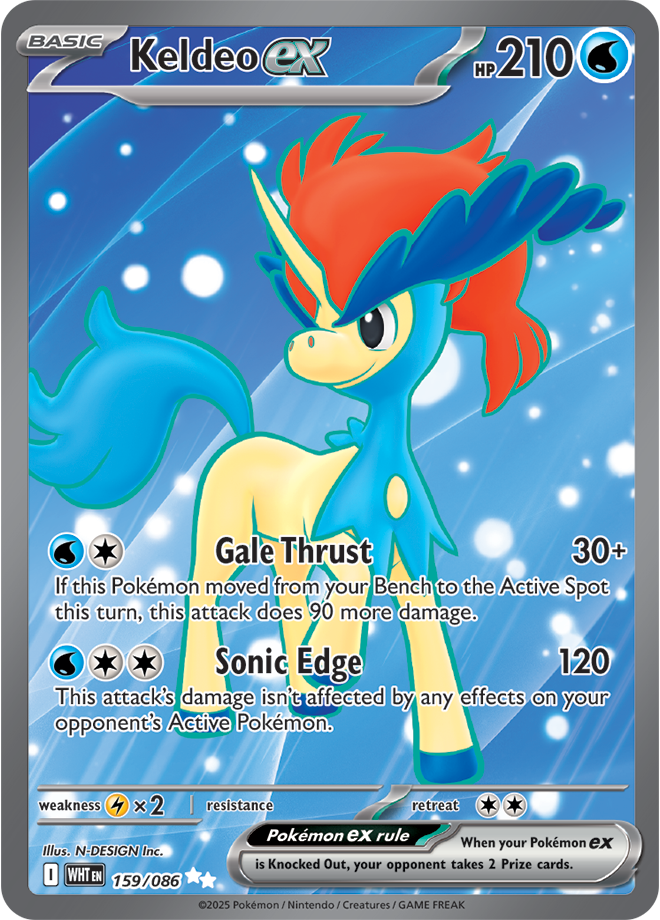 Keldeo ex 159/086  (Ultra Rare)