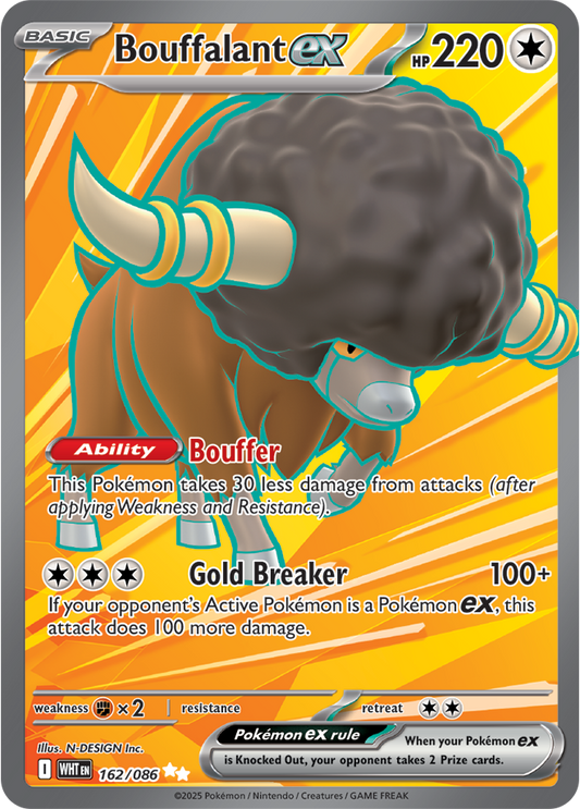 Bouffalant ex 162/086  (Ultra Rare)