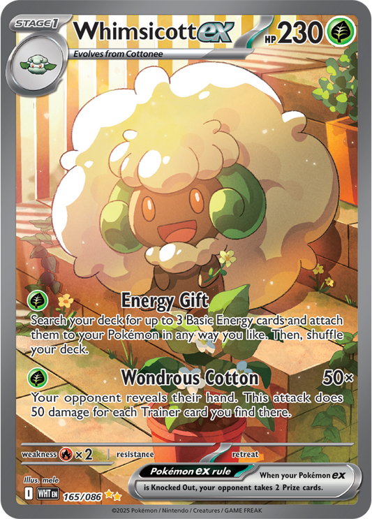 Whimsicott ex 165/086  (Special Illustration Rare)